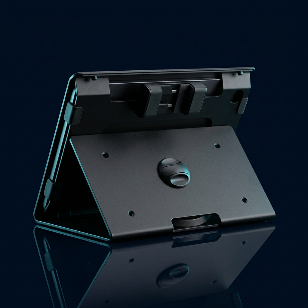 Rear view — swivel base