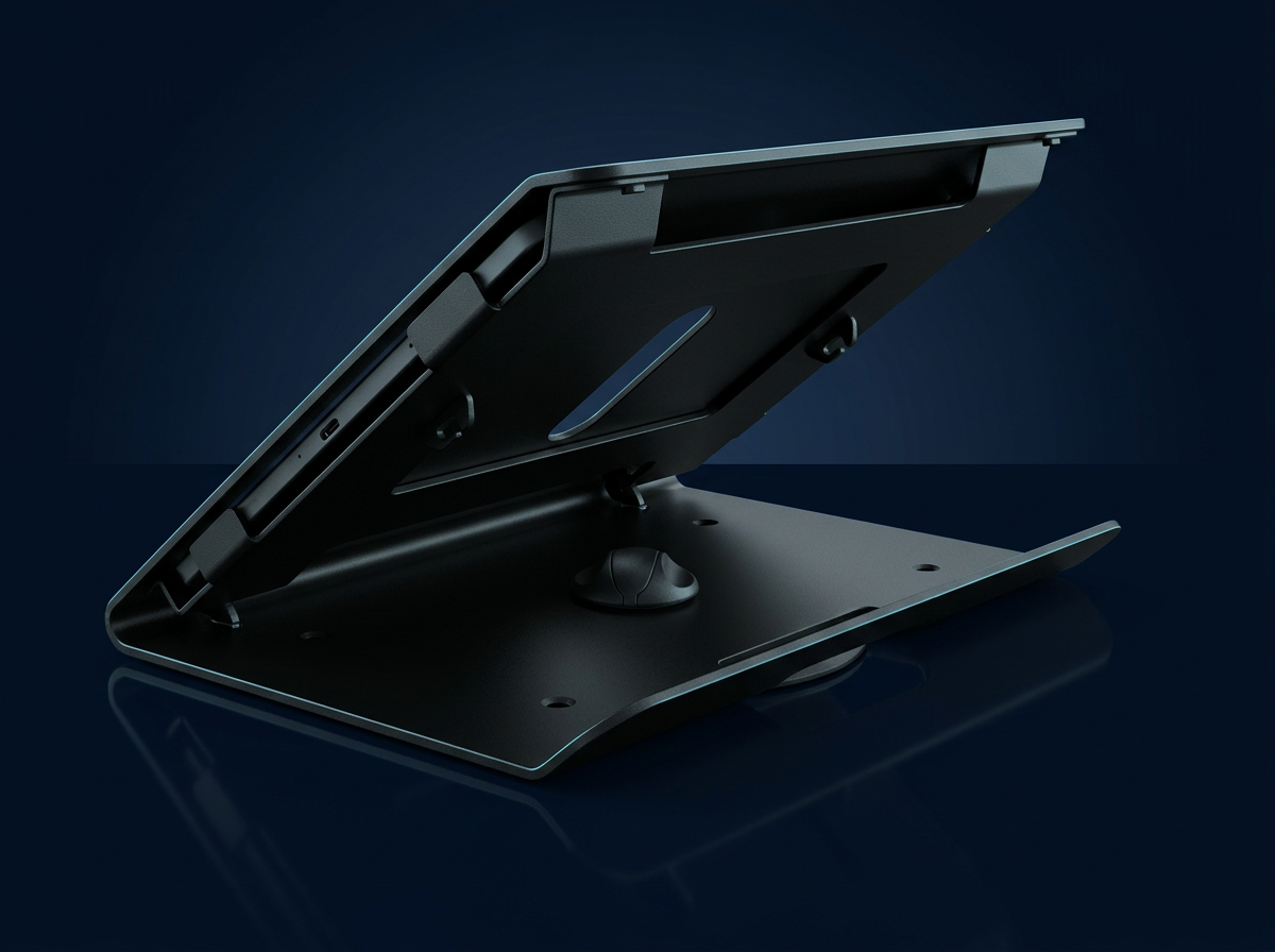 Side view — tilt & clamp